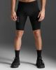 2XU Men Light Speed React Comp Shorts Black/White Reflective